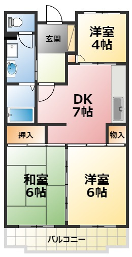 メゾンアイリスの間取り
