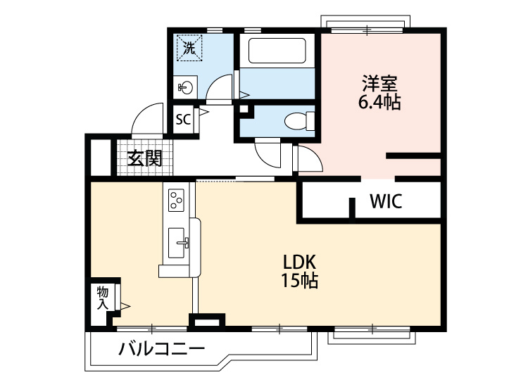 エル ブルック　　刈谷市の賃貸ならクラスホーム刈谷店の間取り