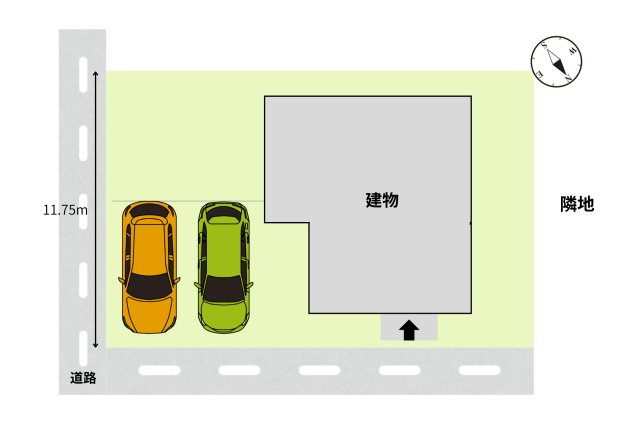 サンシティ沼館No.2の区画図