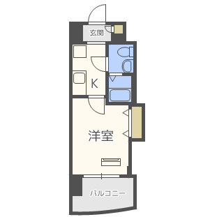 LUXE難波EASTの間取り