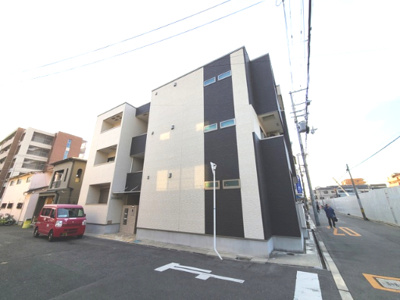 【外観】 | フジパレス下新庄６番館 | ツートンカラーの外観です