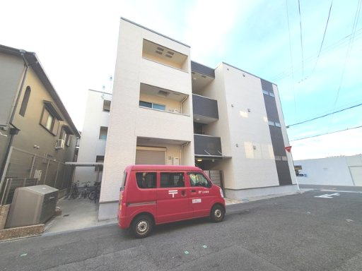 【外観】 | フジパレス下新庄６番館 | ツートンカラーの外観です