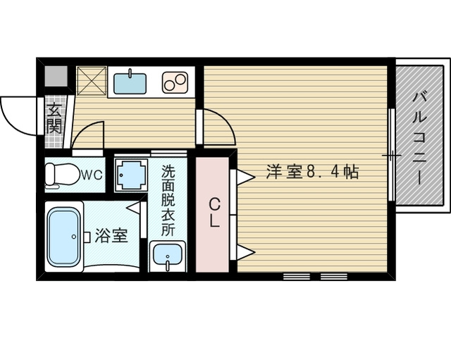 【間取り】 | フジパレス下新庄６番館 | 間取図