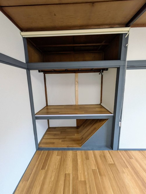 越谷市平方貸家の収納