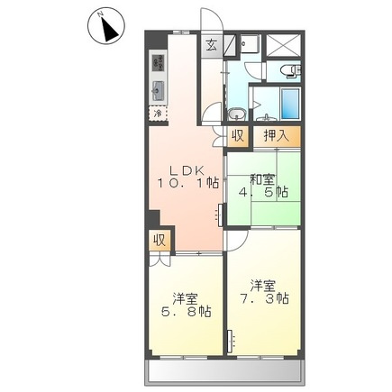プラザ・ディアの間取り|間取図