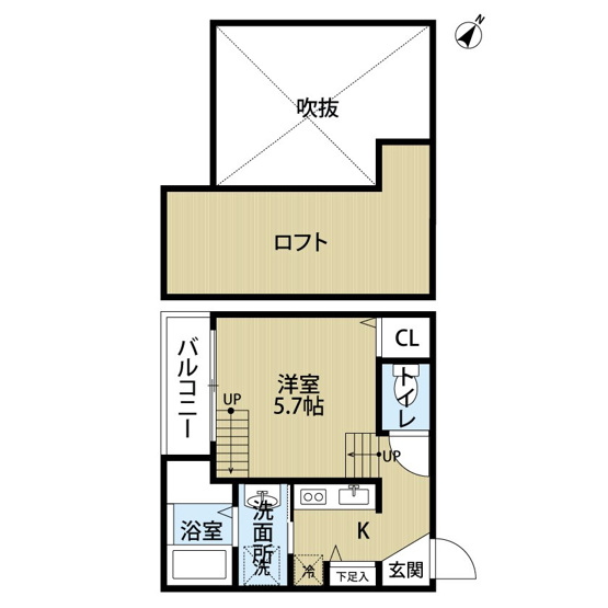 【間取り】 | ビラージュ箱崎　プライスホームなら仲介手数料、初期費用が安い！