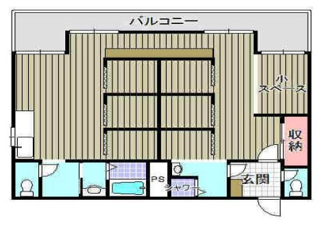 堺市北区東浅香山町　貸店舗の間取り