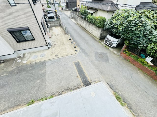 鎌ケ谷市南初富４丁目新築戸建【鎌ケ谷小学校：9分】の展望|バルコニーより道路側眺望