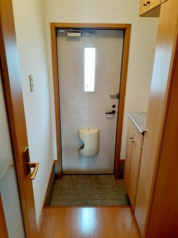 ラシーヌⅢ弐番館の玄関