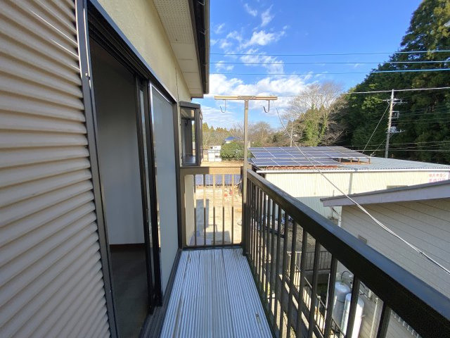 山武市埴谷戸建のバルコニー