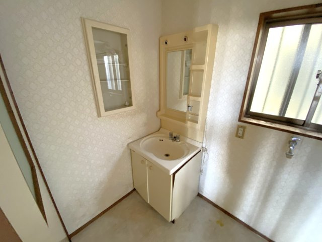 山武市埴谷戸建の独立洗面台