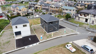 【外観】 | 南アルプス市十日市場 新築全2棟 1号棟　土地90坪角地 4LDK 