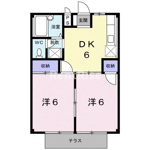 シティーハイツアーサーの間取り|間取図