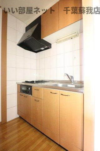 エクセルハイムＢのキッチン|使いやすいキッチンです