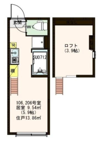 【間取り】 | フェリス・ソレイユ　壱番館