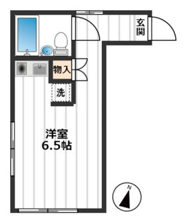 【間取り】 | ハイツI&MI | 角部屋・最上階・２面採光で日当たり良好♪