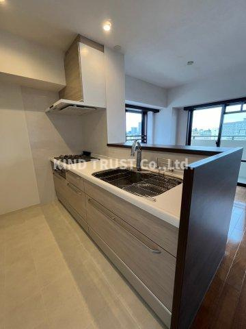 ライオンズマンション梅田中崎町のキッチン|お料理しやすいキッチンです