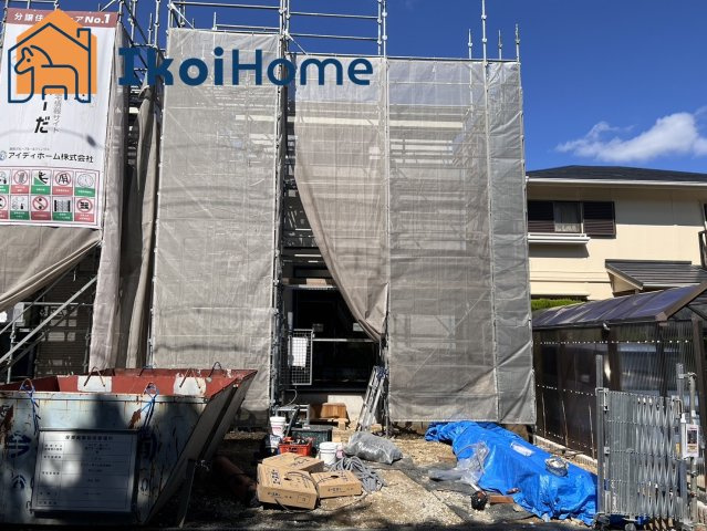 神戸市西区糀台1丁目　新築一戸建　２号棟の外観|駐車場並列2台可能。陽当りと通風良好で。閑静な住宅街。周辺施設充実。前道6ｍなので広いです。