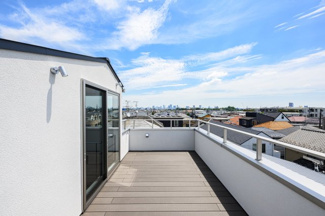【展望】 | 屋上ルーフバルコニーからは抜け感のある眺望が楽しめます
2024年9月30日撮影