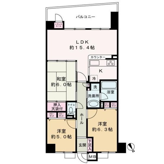 【間取り】 | リベール姫路城北
