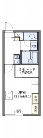 レオパレスわかばの間取り