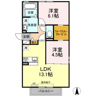 【間取り】 | コアロードⅧ