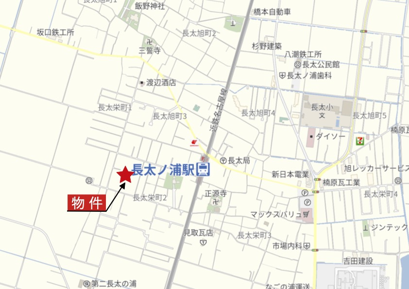 鈴鹿市長太栄町2丁目《サクシードタウン長太栄町 全21区画》の地図|広域Map
