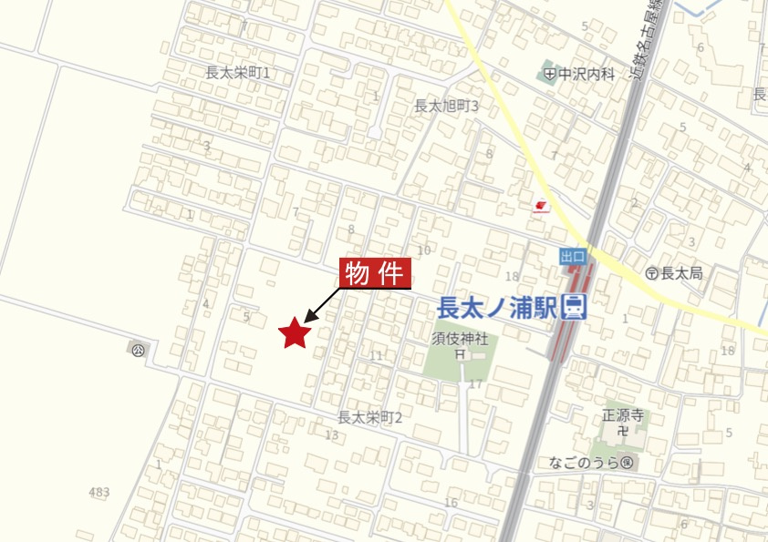 鈴鹿市長太栄町2丁目《サクシードタウン長太栄町 全21区画》の地図|詳細Map