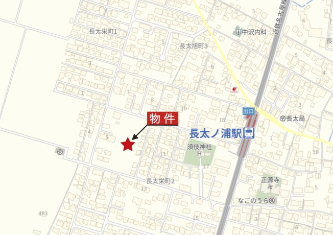 【地図】 | 鈴鹿市長太栄町2丁目《サクシードタウン長太栄町 全21区画》 | 詳細Map