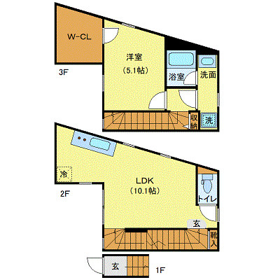 プライベートプレイス広尾の間取り