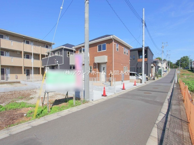 入間市上藤沢・全4棟　新築未入居一戸建　3号棟　の前面道路含む現地写真|現地写真　2024年7月31日