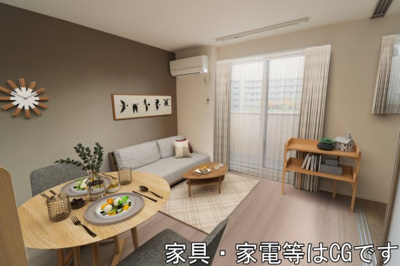 【居間・リビング】 | テラス　リバプール | 同会社施工トリシアシリーズ　完成イメージです ※現況優先