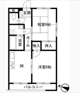 【間取り】 | サンヒルズ東戸塚C　