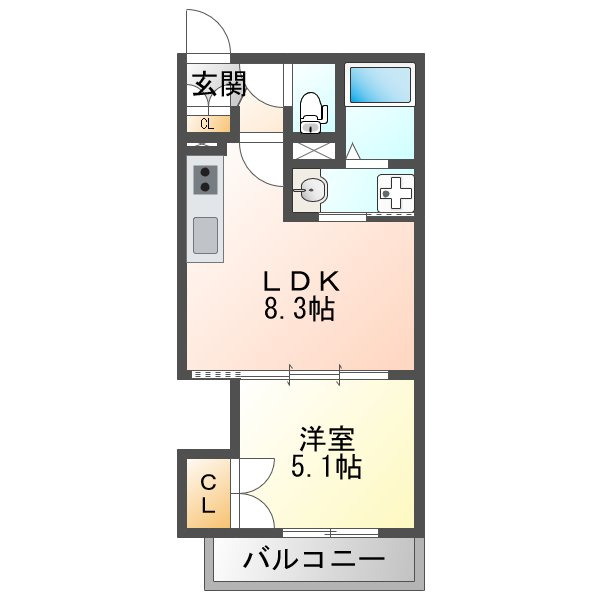 ＩＣＨ加島の間取り