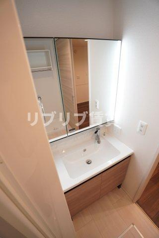 D-ROOM新宿ⅠーBの洗面所