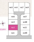 秦野市今泉　新築戸建　2号棟の区画図