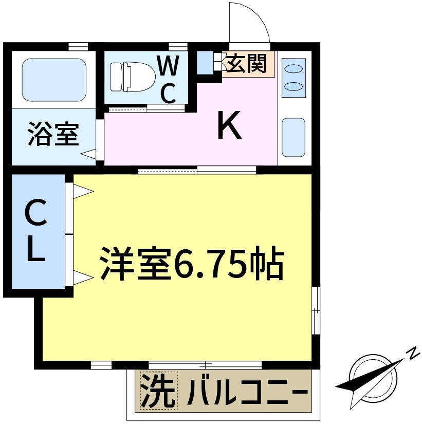 コーポハイブリッヂの間取り