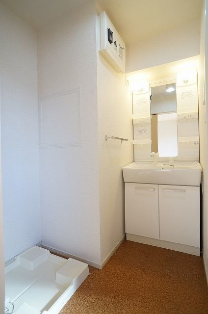 アプリコットＡ棟の洗面所|洗面所