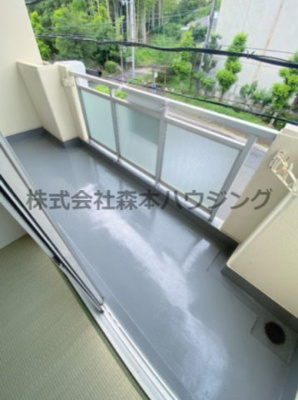 【バルコニー】 | 　西尾ハイツ | メインバルコニーです