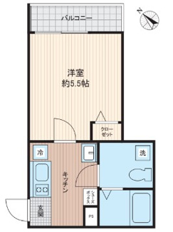 【間取り】 | メゾンドアヴェニール綾瀬 | 間取り図です