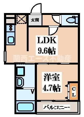 【間取り】 | フジパレス弥刀Ⅴ番館