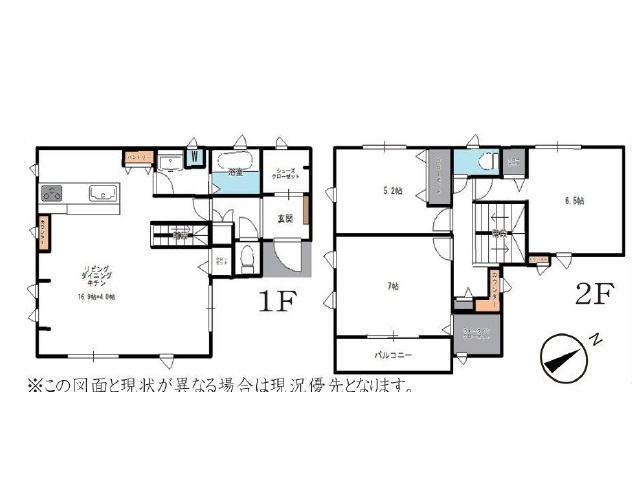 【間取り】 | 川越市下松原 | 3LDK