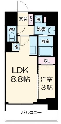 【間取り】 | アーバネックス新町II
