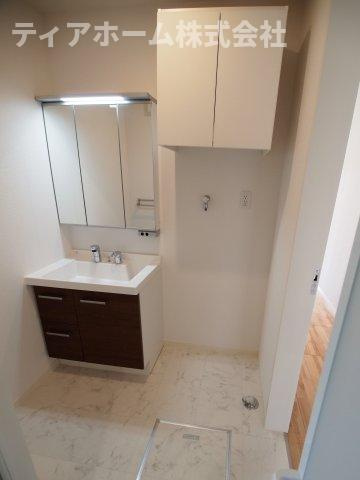 リヴェルの洗面所|コンパクトで使いやすい洗面所