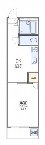 レオパレス本城東四番館の間取り