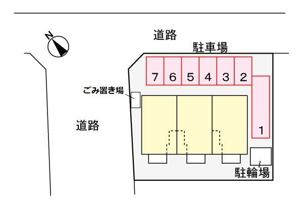 ユースかりがね　　刈谷市の賃貸ならクラスホーム刈谷店の駐車場