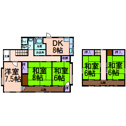 【間取り】 | トイレ2ヵ所の5ＤＫタイプの間取りです