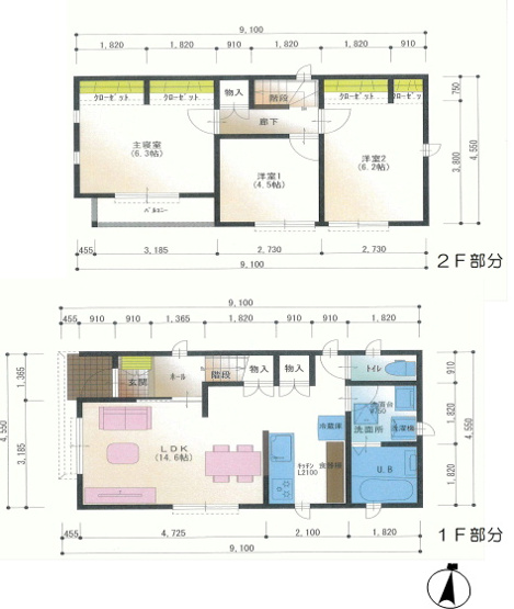 【間取り】 | 三橋１丁目ドリームハウス