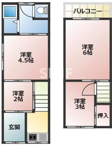 【間取り】 | 川端借家