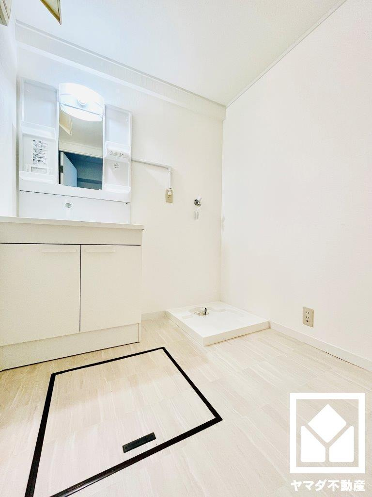 桂川ハイツ4号館の洗面所